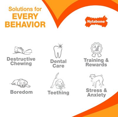 Image showing 5 th Nylabone Dura Chew Peanut Butter Flavored Dog Chew Bone, Medium