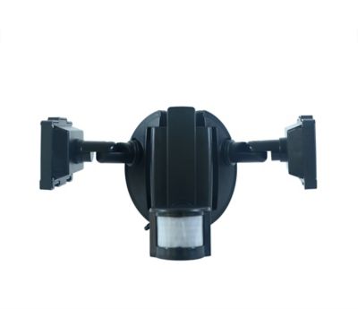 Image showing  120-LED Integrated Dual-Head Solar Motion-Activated Security Light