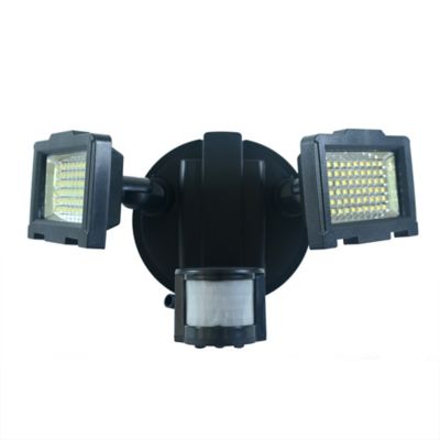 Image showing  120-LED Integrated Dual-Head Solar Motion-Activated Security Light