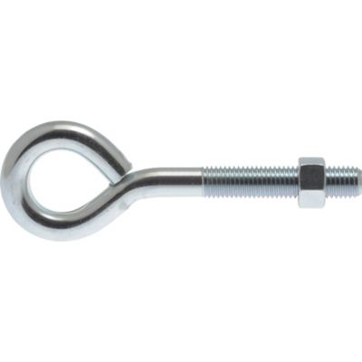 Hillman Hardware Essentials Eye Bolt with Hex Nut Zinc (3/4-10 x 8 in.)