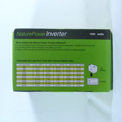 Image showing 5 th Nature Power 1,000W Modified Sine Wave Inverter