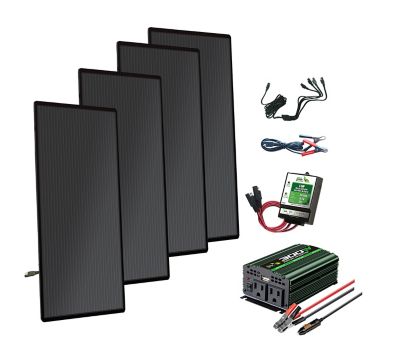 Nature Power 72W Mini Solar Panel Farm Kit, Includes Four 18W Panels, 40060