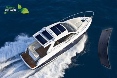 Image showing  15W Semi-Flex Monocrystalline Solar Panel for 12V Charging, 56701