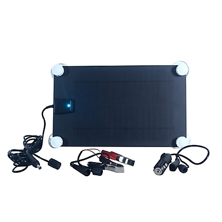 Nature Power 5W Semi-Flex Monocrystalline Solar Panel for 12V Charging