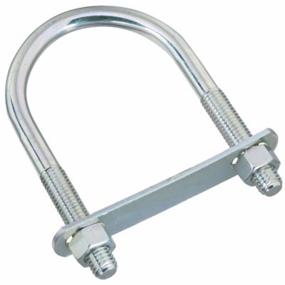 National Hardware 1/2 in. x 3 in. x 5-1/2 in. Zinc Plated N347-807 2190 U-Bolt, Zinc Plated