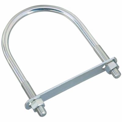 National Hardware 1/2 in. x 4-1/2 in. x 7 in. Zinc Plated N347-831 2190 U-Bolt, Zinc Plated