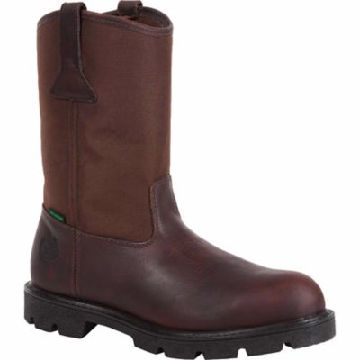 Georgia Boot Men's Homeland Round Toe Pull-On Boots, 11 in.