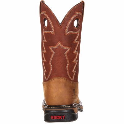 Image showing 6 th Rocky Men's Original Ride Square Toe Boots, 11 in.