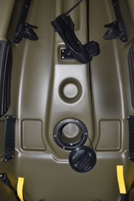 Image showing 5 th Sun Dolphin Journey Sit-On Angler Kayak with Paddle, 10 ft., Olive