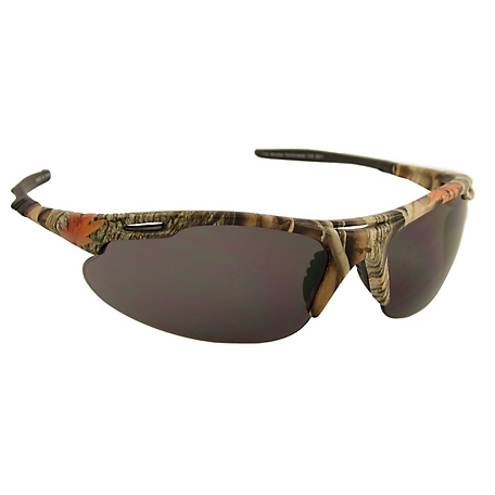 Camo by Optic Edge Huntmaster Safety Glasses, Camouflage Smoke