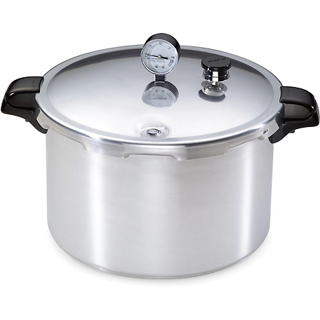 TSTQH 92016 Large Commercial Pressure Cooker W 22 Quart Capacity Stainless Steel