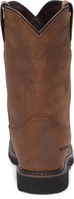Image showing 5 th Justin Men's Drywall Waterproof Steel Toe Worker II Work Boots, 10 in.