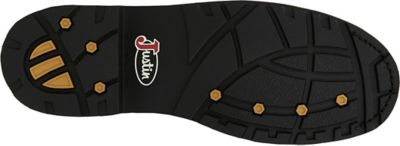 Image showing 1 th Justin Men's Drywall Waterproof Steel Toe Worker II Work Boots, 10 in.