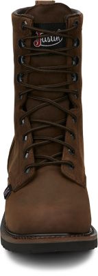Image showing 3 th Justin Men's Drywall 8 in. Waterproof Plain Toe Boots