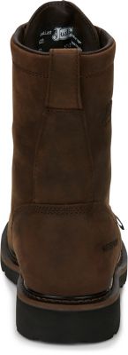 Image showing 5 th Justin Men's Drywall 8 in. Waterproof Plain Toe Boots