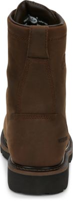 Image showing 5 th Justin Men's Drywall Waterproof Steel Toe Worker II Work Boots, 8 in.