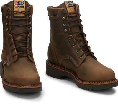 Image showing 6 th Justin Men's Blueprint Work Boots, 8 in.