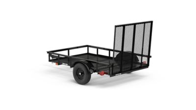 Image showing  5 ft. x 8 ft. Mesh Floor Utility Trailer, 1,600 lb. Max Capacity