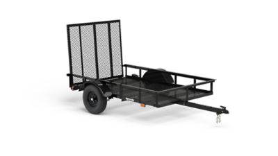 Image showing  5 ft. x 8 ft. Mesh Floor Utility Trailer, 1,600 lb. Max Capacity