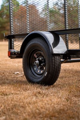 Image showing 6 th Carry-On Trailer 5 x 8ft. Mesh Floor Utility Trailer, 1,600 lb. Max Capacity