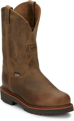 Justin Men's Blueprint Pull-On Plain Toe J-Max Work Boots, 11 in. Bought boots