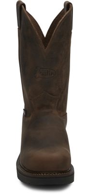 Image showing 3 th Justin Men's Steel Toe Balusters Pull-On J-Max Work Boots, 11 in.