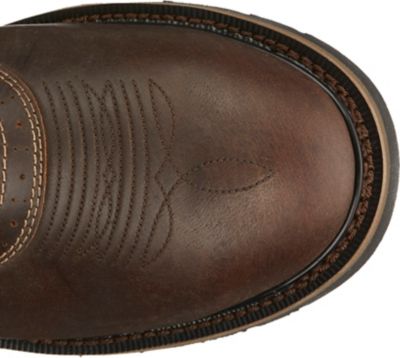 Image showing 2 th Justin Men's Superintendent Steel Toe Stampede Work Boots, 11 in.