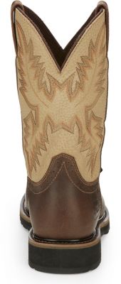 Image showing 5 th Justin Men's Superintendent Steel Toe Stampede Work Boots, 11 in.