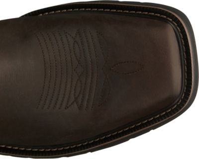 Image showing 2 th Justin Men's Driller Cowhide Stampede Plain Toe Work Boots, 11 in., SE4681