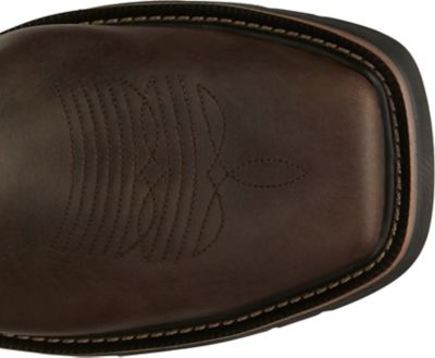 Image showing 2 th Justin Men's Driller Cowhide Steel-Toe Stampede Work Boots, 11 in.