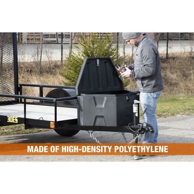 Image showing  7.125 cu. ft. 18 x 19 x 19in. Trailer Tongue Polymer Tool Box
