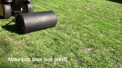 Tow Behind Lawn Roller Push Yard Grass Care Tractor Attachment Poly Water 250Lb 