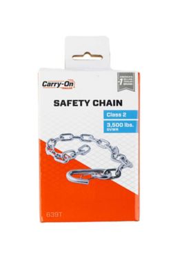 Image showing  3,500 lb. Capacity 30 in. Safety Chain with Hooks