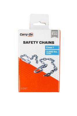 Image showing 5 th Carry-On Trailer 2,000 lb. Capacity 24 in. Safety Chains with Hooks, 2-Pack