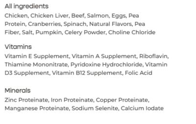 Image showing  Vital Clean Nutrition All Life Stages Grain Free Chicken, Beef, Salmon and Egg Recipe Fresh Dog Food, 5.5 lb.