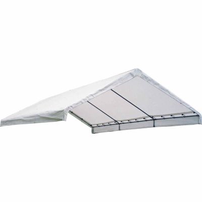 ShelterLogic 18 ft. x 40 ft. White Canopy Cover, FR Rated