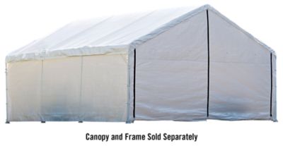 ShelterLogic 18 ft. x 40 ft. Canopy Enclosure Kit, Fire Rated, White