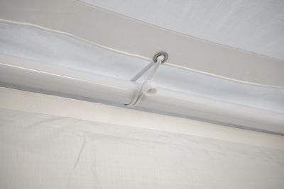 Image showing  Fire Rated Canopy Enclosure Kit, 18 ft. x 40 ft., White