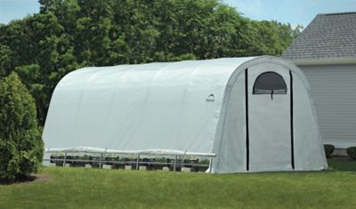 Image showing  12 ft. x 20 ft. GrowIt Heavy-Duty Walk-Thru Greenhouse, Round-Style