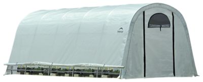 Image showing 5 th ShelterLogic 12 ft. x 20 ft. GrowIt Heavy-Duty Walk-Thru Greenhouse, Round-Style