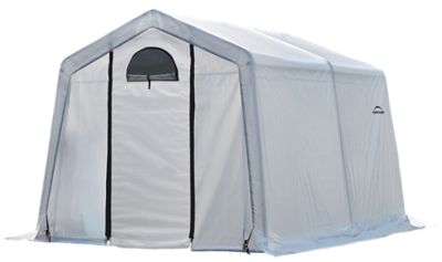 ShelterLogic 12 ft. x 24 ft. GrowIt Heavy-Duty Walk-Thru Greenhouse, Round-Style