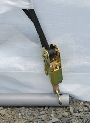 Image showing 6 th ShelterLogic 12 ft. L x 24 ft. W GrowIt Heavy-Duty Walk-Thru Greenhouse, Round-Style