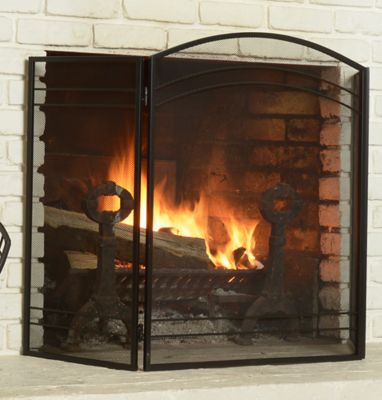 Image showing  29.13 in. Classic Fireplace Screen