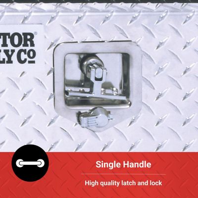 Image showing 7 th Tractor Supply 5.6 cu. ft. Underbody Truck Tool Box, 24 x 18 x 20in., Silver