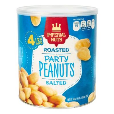 Imperial Nuts Roasted and Salted Peanuts, 64 oz.
