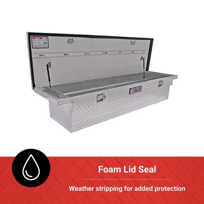 Image showing  8 cu. ft. Aluminum Low-Profile Crossover Truck Tool Box for Full-Size Trucks, 70 in. x 20 in.