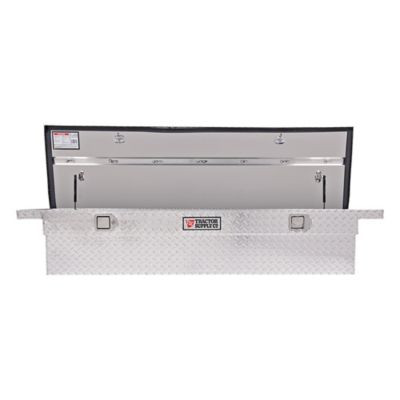 Image showing 7 th Tractor Supply 8 cu. ft. Aluminum Low-Profile Crossover Truck Tool Box for Full-Size Trucks, 70 in. x 20 in.