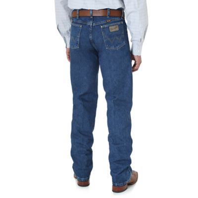Image showing 1 th Wrangler Men's Original Fit Mid-Rise George Strait Cowboy Cut Jeans