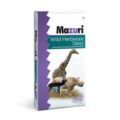 Mazuri Pelleted Wild Herbivore Plus Diet, 50 lb. Bag
