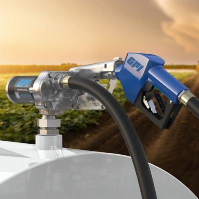 Image showing 7 th GPI 12 GPM 115V Fuel Transfer Pump, Automatic Nozzle